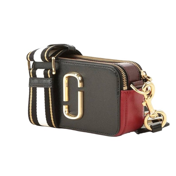 Marc Jacobs Black & Red Snapshot Bag - Picture 1 of 7